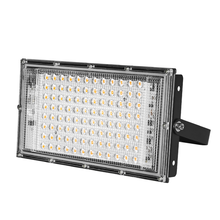 

LED Plant Light Full Spectroscopy Waterproof Growth Lamp Seedlings Vegetable Filling Lamp, Power: Three-wire Access 96 Beads 100W(Pink Light)