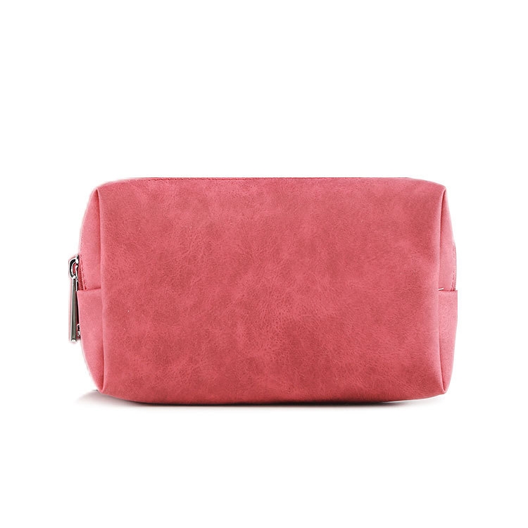 

2 PCS Portable Digital Accessory Leather Bag Single Layer Storage Bag, Colour: Sheepskin (Red)
