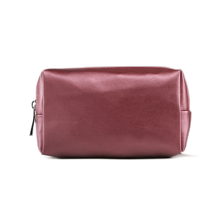 

2 PCS Portable Digital Accessory Leather Bag Single Layer Storage Bag, Colour: Microfiber Sheepskin (Red)