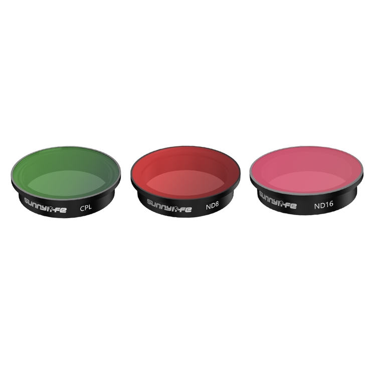 

Sunnylife Camera Lens Filters For DJI FPV, Model: CPL+ND8+ND16