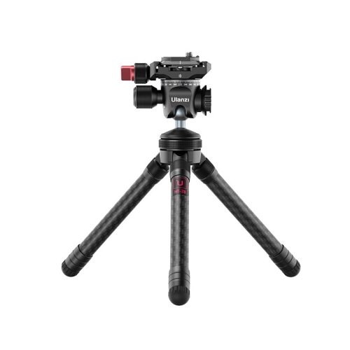 

Ulanzi MT-28 Foldeable Carbon Fiber Extension Tripod Stand + U-120 Tripod Panoramic Ballhead with Cold Shoe Base