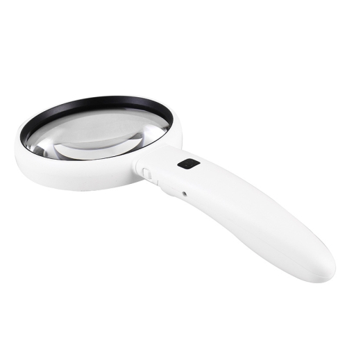 

3.5/5/11 Times Handheld Reading Magnifying Glass USB Charging With 2 LED Light Magnifier