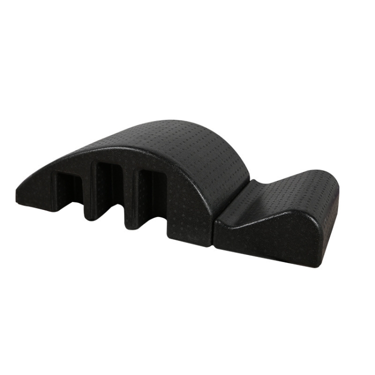 

Spine Corrector Yoga Pilates Massage Bed Fitness Cervical Muscle Relaxation Yoga Block(Black)