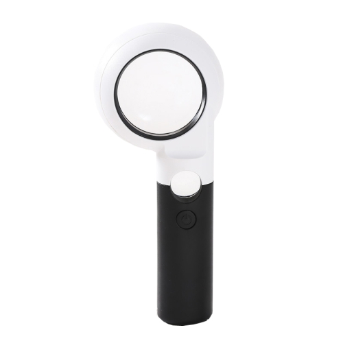 

CH55-8L Hand-Held With LED Lamp Magnifier Double Lens 7 Times / 20 Times Portable Magnifying Glass