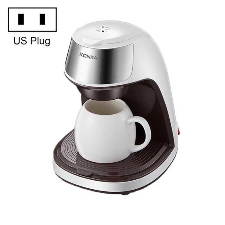 

KONKA KCF-CS2 Home Office Small Portable Drip Coffee Machine，US Plug(White)