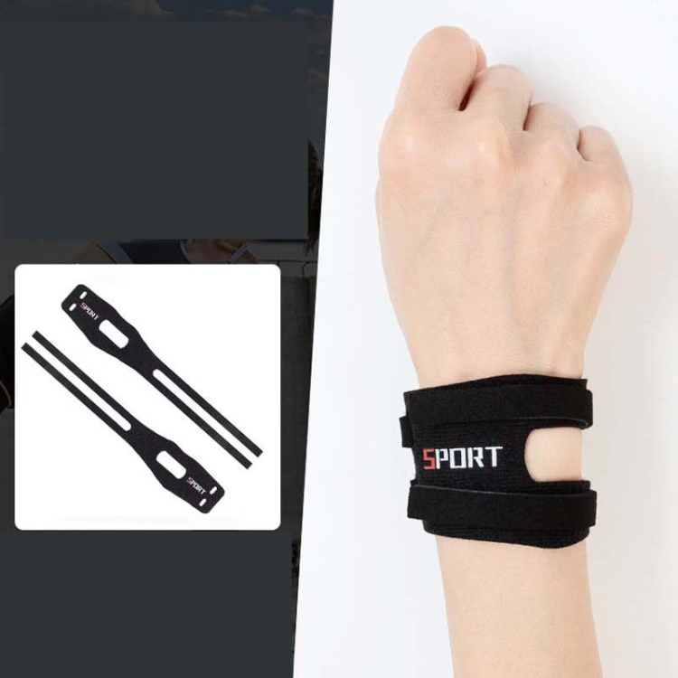 

Sports Fitness Wristbands Ball Training Anti-Sprain Winding Compression Wristbands, Size: S (Black)