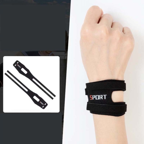 

Sports Fitness Wristbands Ball Training Anti-Sprain Winding Compression Wristbands, Size: M (Black)