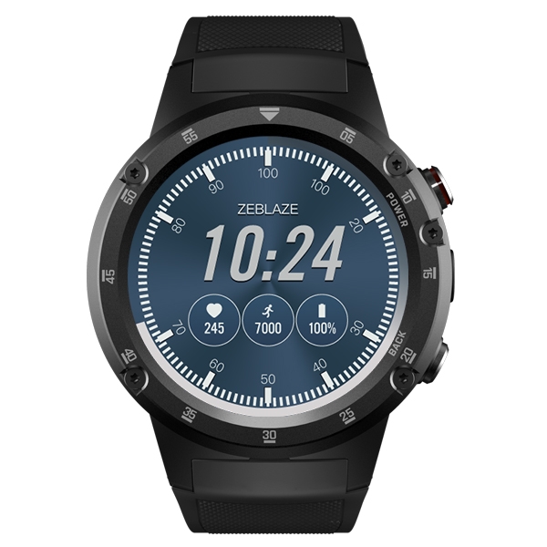 

Zeblaze THOR 4 Plus 4G Global Bands SmartWatch GPS/GLONASSQuad Core Offline Music Smart Assistant Smart Watch(Black)