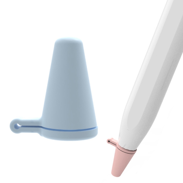

25 PCS Silicone Stylus Nib Case For Apple Pencil 1 / 2 & Huawei Magic Pencil(Light Blue)