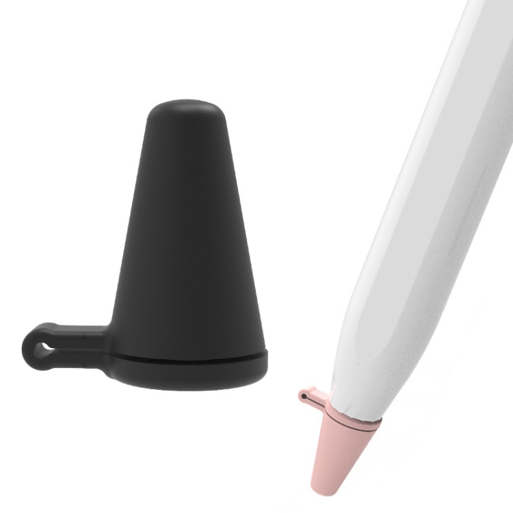 

25 PCS Silicone Stylus Nib Case For Apple Pencil 1 / 2 & Huawei Magic Pencil(Black)