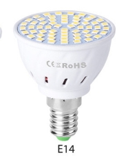 

LED Concentrating Plastic Lamp Cup Household Energy-saving Spotlight, Wattage:5W E14 48 LEDs(White Light)