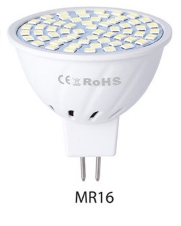 

LED Concentrating Plastic Lamp Cup Household Energy-saving Spotlight(White Light)
