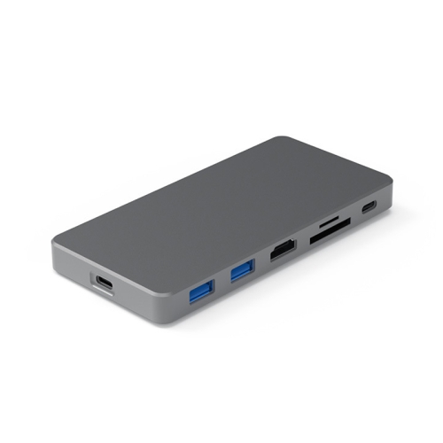 

Blueendless Mobile Hard Disk Box Dock Type-C To HDMI USB3.1 Solid State Drive, Style: 7-in-1 (Support M.2 NVME)
