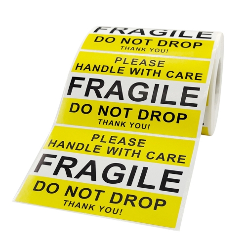 

Handle With Care Fragile Warning Sticker Label, Size: 2.5x4 inch(A-249)