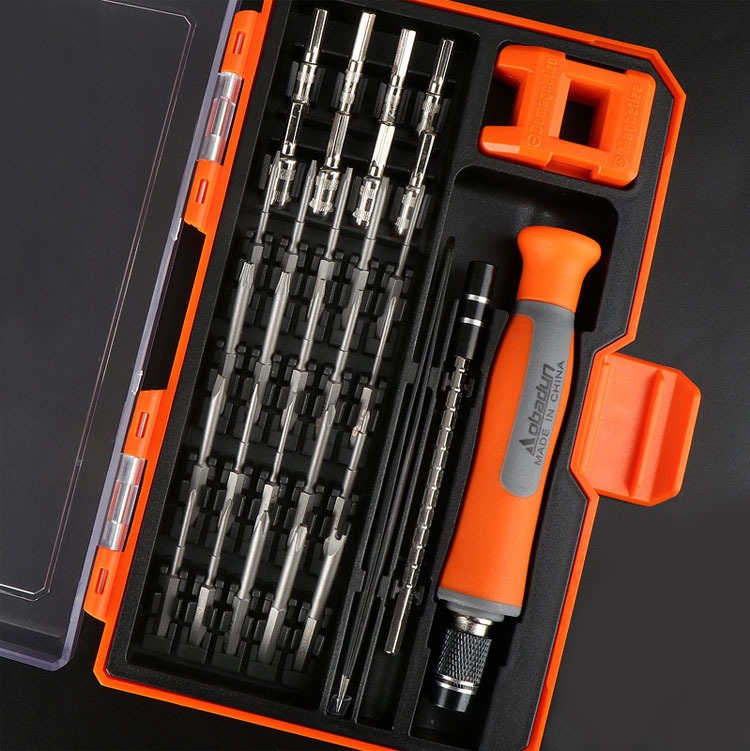 

Obadun 9802 31 in 1 Screwdriver Set Tool Computer Clock Precision Multi-Function Repair Tool, Series: Telescopic Handle(Orange Box)