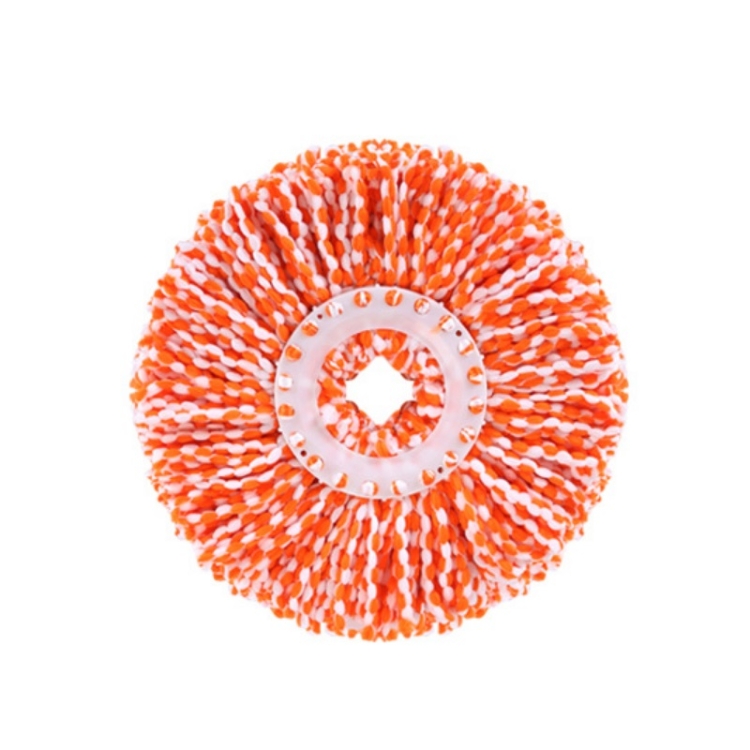 

7 PCS Rotating Mop Thickened Fiber Replacement Head(Orange)