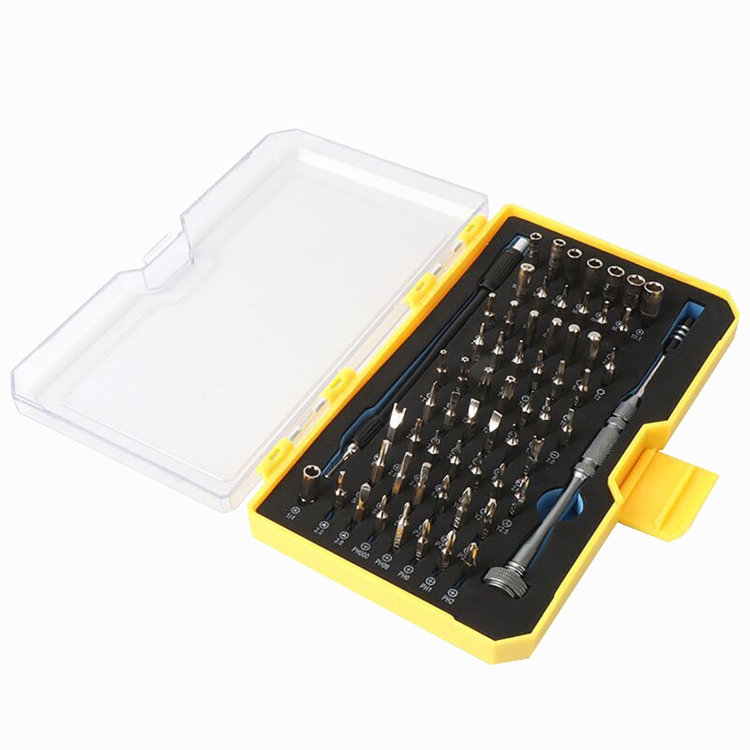 

62 in 1 Screwdriver Combination Set Multi-Functional Precision Screw Computer Disassembly Hardware Tool(Yellow Box)