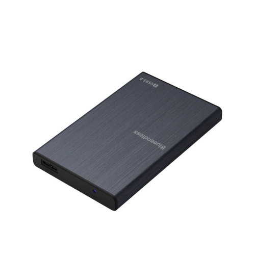 

Blueendless U23T 2.5 inch Mobile Hard Disk Case USB3.0 Notebook External SATA Serial Port SSD, Colour: Iron Gray