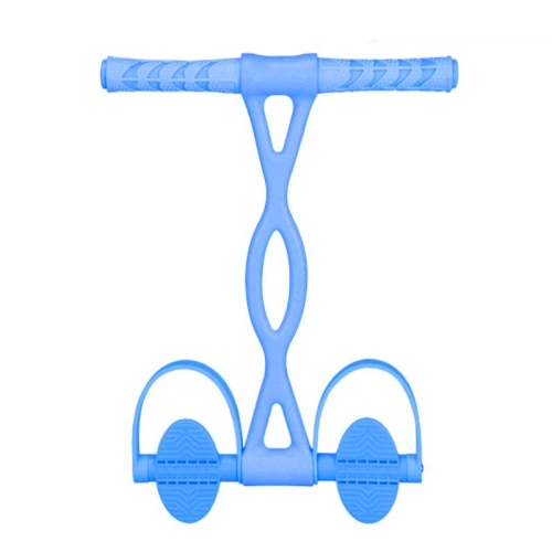 

Home Fitness Pedal Tensioner Sit-Up Aid Multifunctional Elastic Rope, Specification： Little Waist Crystal (Blue)