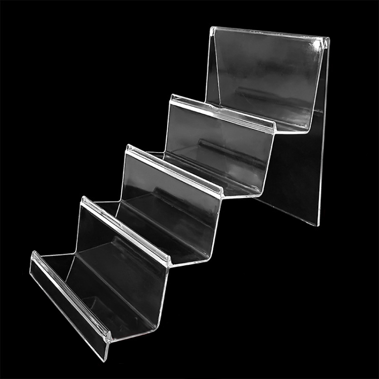 

10 PCS Thickened Transparent Wallet Holder Plastic Phone Mask Display Stand Counter Display Stand,Specification: No. 4 4 Layer