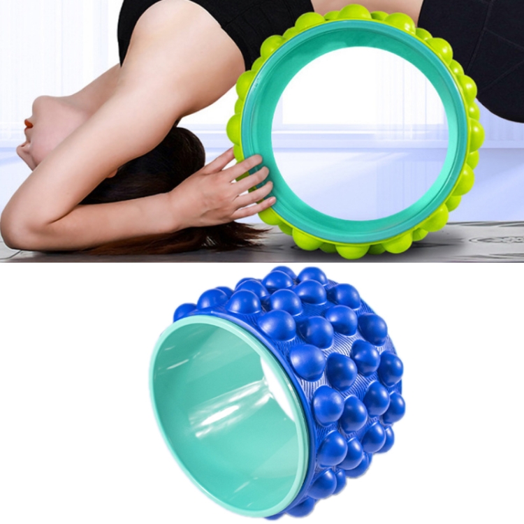 

Yoga Back Bend Open Back Equipment Stovepipe Pilates Ring for Beginner(Upgrade Massage (Gems Blue))