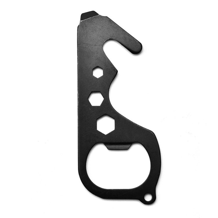 

10 PCS Multifunctional Card Type Tool Card Bottle Opener Screwdriver Keychain Portable Can Opener