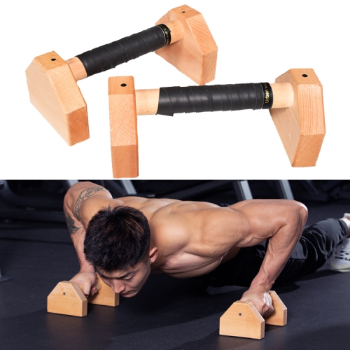 

1 Pair Push-Ups Bracket Wooden Single Parallel Bars Inverted Frame, Specification: 50cm