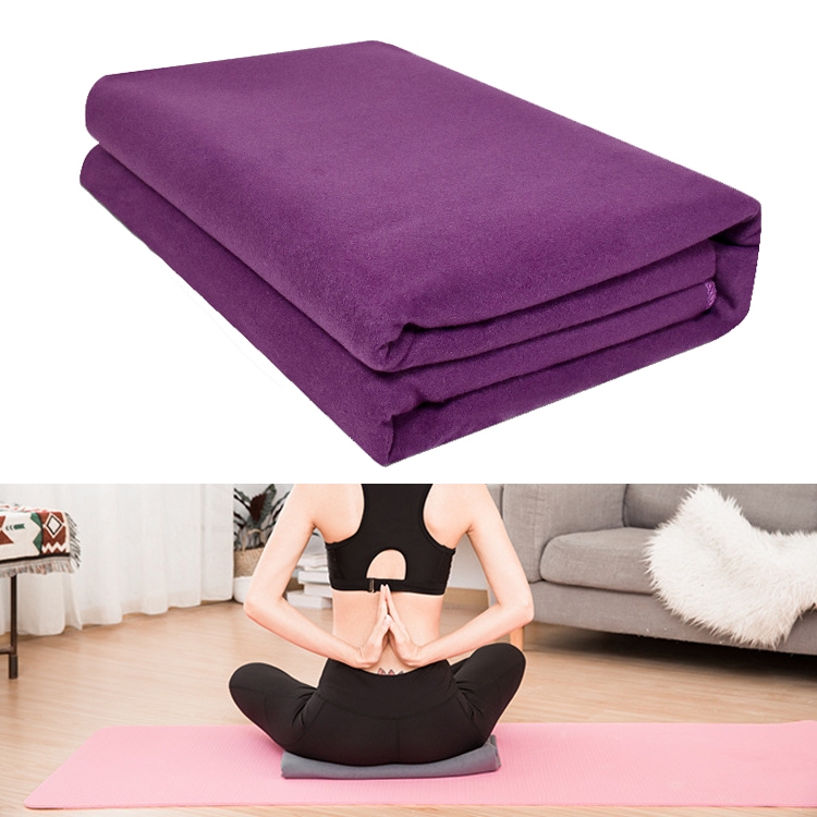 

Yoga Blanket Meditation Auxiliary Blanket Yoga Supplies(Deep Purple)