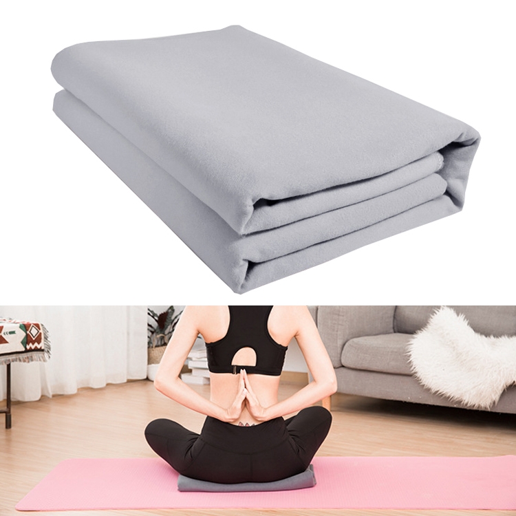 

Yoga Blanket Meditation Auxiliary Blanket Yoga Supplies(Gray)
