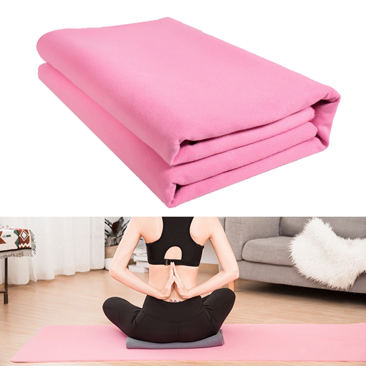 

Yoga Blanket Meditation Auxiliary Blanket Yoga Supplies(Pink)