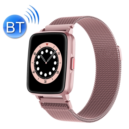 

I68 Song Playback Lasting Battery Life Bluetooth Call Smart Bracelet, Colour: Pink Steel