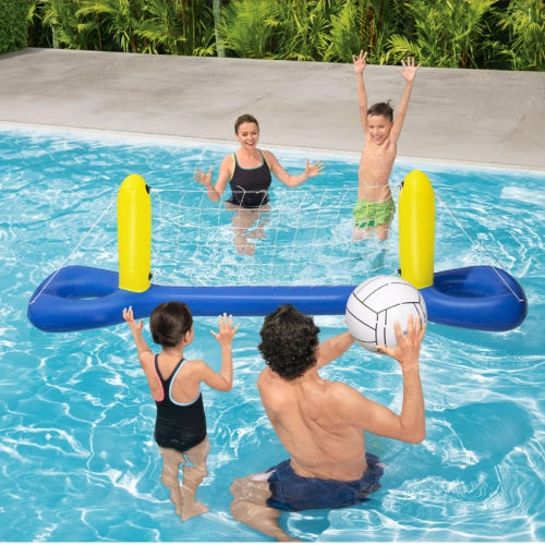 

Beach Toys Adult Children Parent-Child Swimming Pool Playing Inflatable Beach Ball Toys, Style: 52133 Volleyball Net + Ball