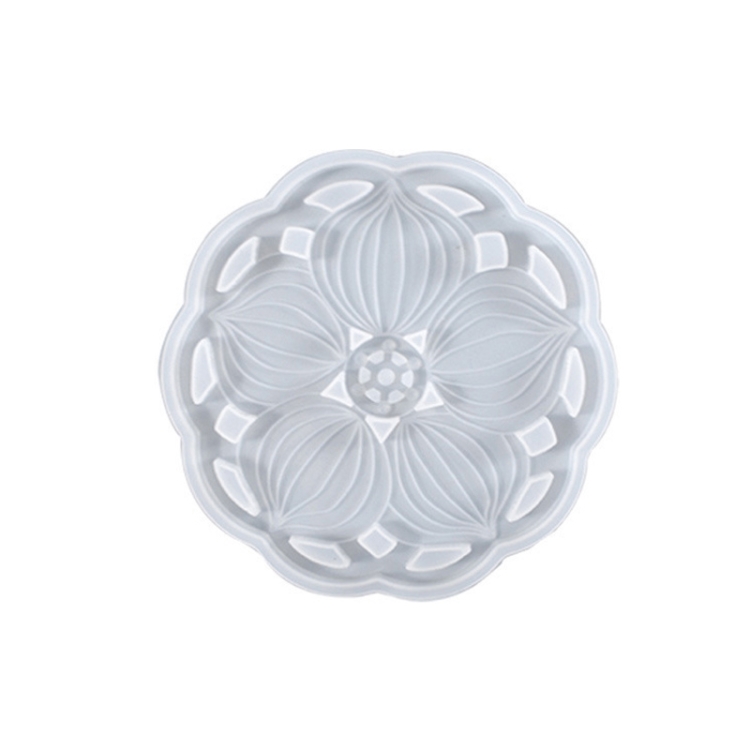 

4 PCS JX-160 Crystal Epint DIY Mold Irregular Resin Cup Pad Mold, Specification: 02