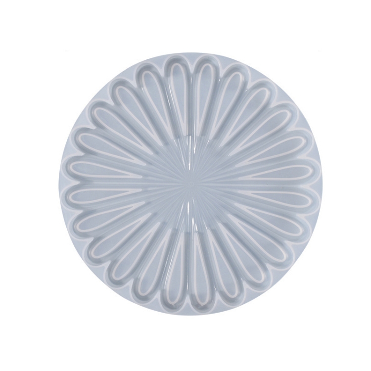 

4 PCS JX-160 Crystal Epint DIY Mold Irregular Resin Cup Pad Mold, Specification: D04