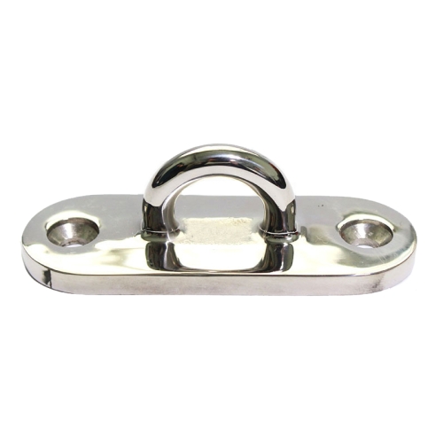 

316 Stainless Steel Oval Boat Plate Seat Hand Rowing Boat Fixed Seat Accessories, Specification: 88mm