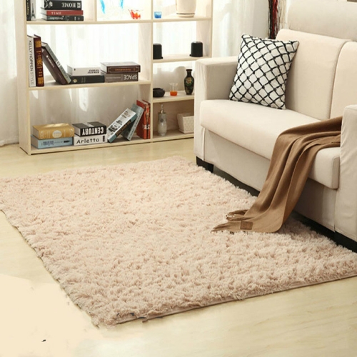 

Shaggy Carpet for Living Room Home Warm Plush Floor Rugs fluffy Mats Kids Room Faux Fur Area Rug, Size:120x200cm(Beige)