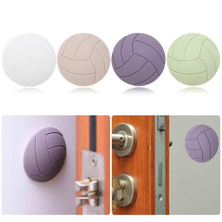 

4Pcs/Set Refrigerator Door Handle Crash Pad Suction Cup Thick Silicone Sticker，Random Color Delivery