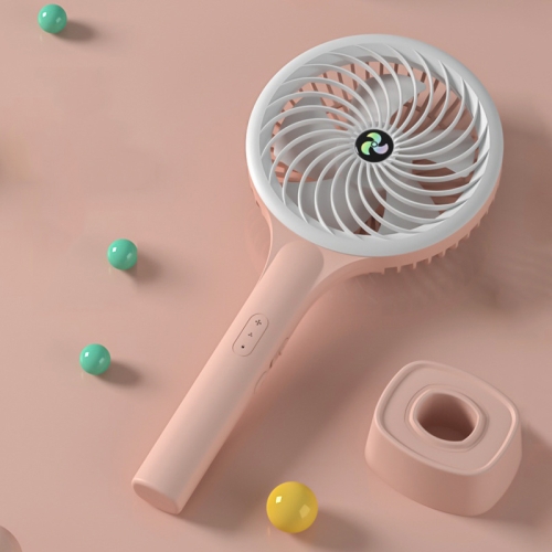 

Handheld USB Type Fan Five-leaf Fan Desktop Banana Fan(Walnut Powder)