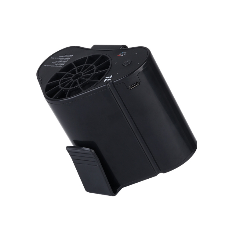 

JYX-108 Outdoor High Temperature Working Fan Hanging Waist Portable Mini Fan(Black)