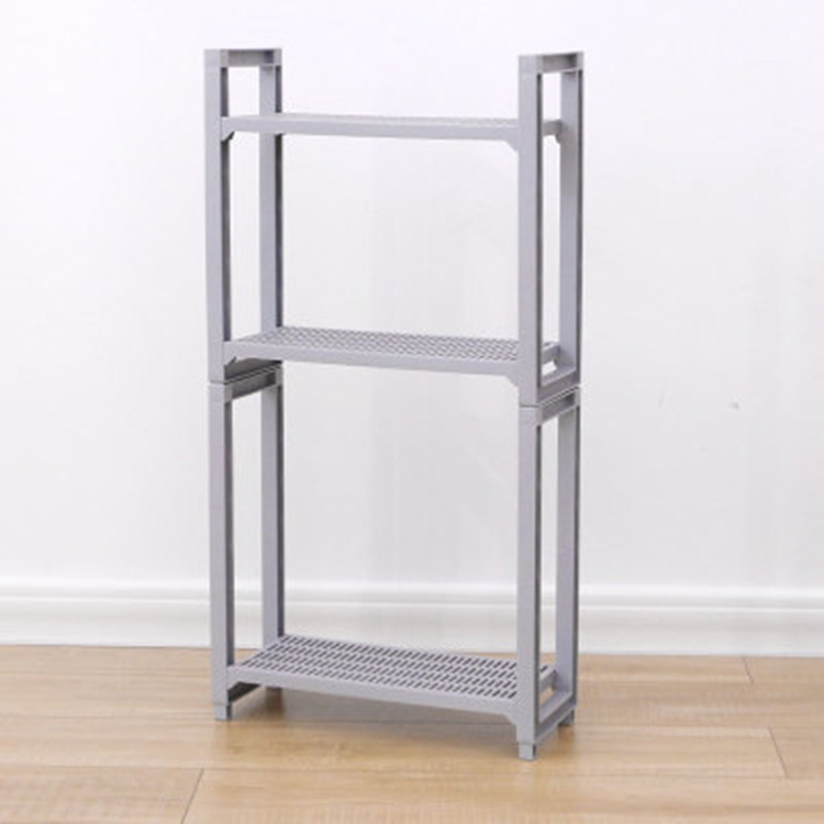 

Kitchen Spice Multi-function Rack Adjustable Seasoning Bottle Storage Rack Bathroom Shelf High Layer(Gray)