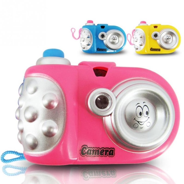

3 PCS Mini Cartoon SLR Camera Kaleidoscope Children Gift Fun Toy, Random Color