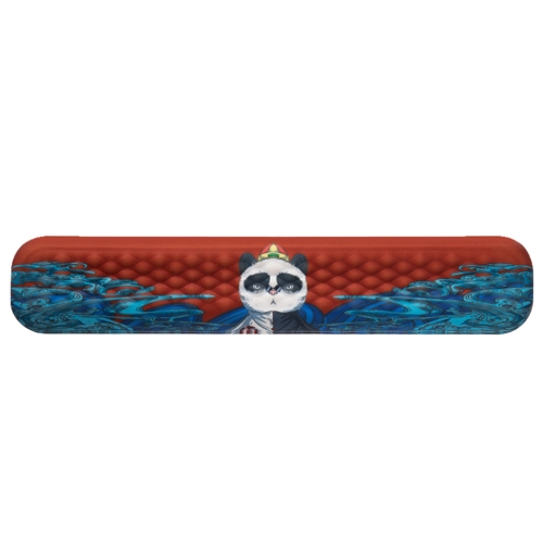 

Panda Pattern Memory Cotton Slow Rebound Keyboard Hand Rest Computer Handguard Wrist Rest, Style: Large