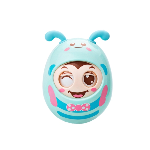 

3 PCS Baby Hand-Caught Tumbler Toy Newborn Rattle(Bee - Blue)