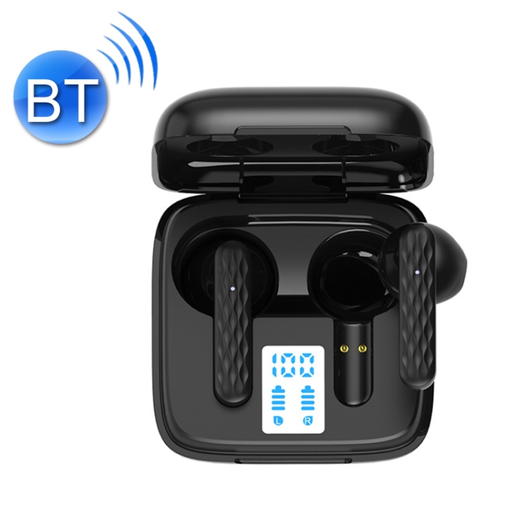 

Pro 9 TWS Touch Control Bluetooth 5.0 Wireless In-Ear Earphone with LED Display(Black)