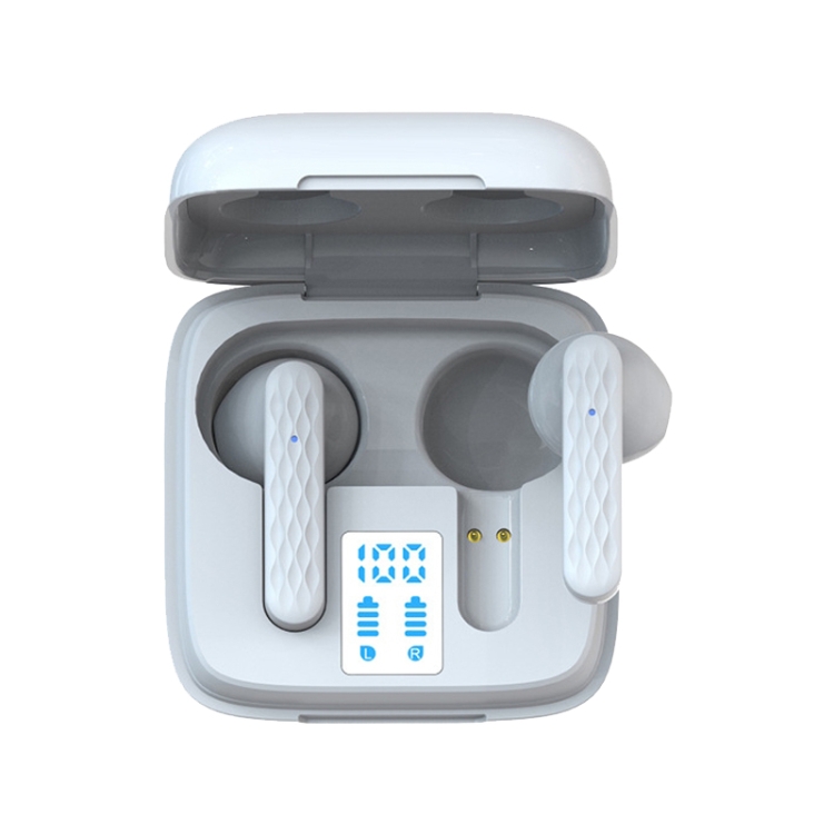 

Pro 9 TWS Touch Control Bluetooth 5.0 Wireless In-Ear Earphone with LED Display(White)