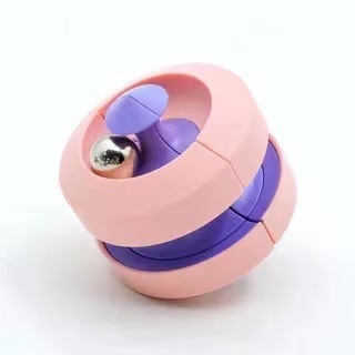

4 PCS Beads Track Rubik Cube Decompression Toy Decompression Marble Finger Intellectual Toy(Pink )