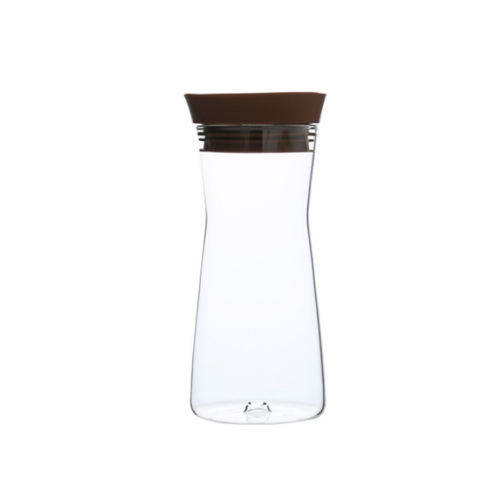 

Glass Cup With Lid + Tea Strainer Sports Portable Juice Coffee Cup, Specification： Shark Cup (Brown)