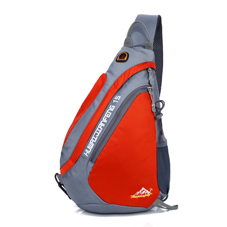 

HWJIANFENG 1707 Men Sports Chest Bag Messenger Bag Waterproof Mountaineering Bag(Orange)