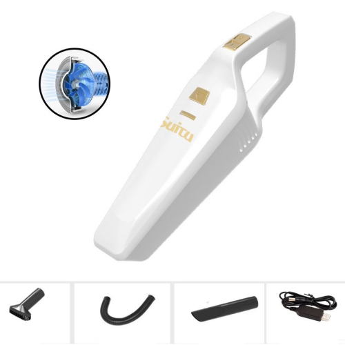 

Handheld Multifunctional High-Power Powerful Car Vacuum Cleaner No-Wired Vacuum Cleaner (White)