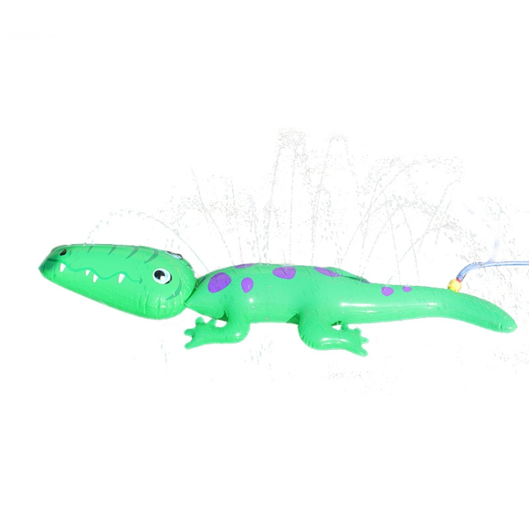 

Inflatable Crocodile Water Spray Toy Outdoor Grass Floating Row For Children